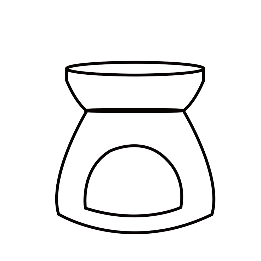 Ceramic oil burner